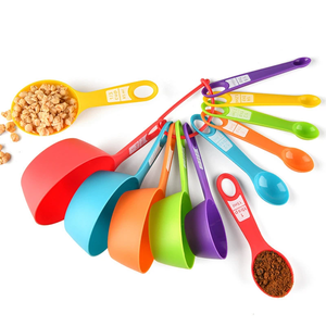 Juego de 12 Utensilios de Cocina para Hornear, Cucharas Medidoras de Plástico con Escala, Tazas Medidoras para Leche y Café, Accesorios de Cocina - Product Image 1