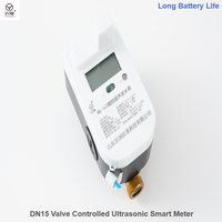 Compteur d'eau intelligent fiable DN15 NB-IoT, ultrasonique, avec contrôle de vanne, numérique, IP68