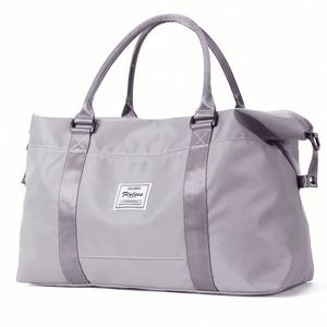 Bolsa de Gimnasio Plegable de Gran Capacidad con Logotipo Personalizado, Bolsas de Viaje Plegables Multicolores para Mujer - Product Image 1