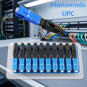 Connecteur de fibre optique monomode SC UPC avec boîtier en plastique prépoli - Product Image 3