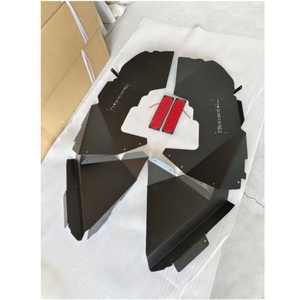 خطوط داخلية لمصباح داخلي من سبيكة الألومنيوم 4 أسود لسيارة جيب مصارع JT + JT2023 - Product Image 5