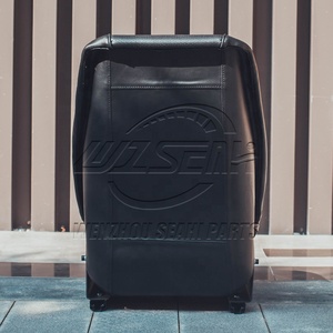 WZSEAHI Sedile da Corsa Universale in PVC Nero, Sedile Sportivo Classico Retrò con Scorrimento - Product Image 4