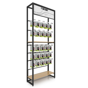 Phổ biến New tùy chỉnh 3C thương hiệu cửa hàng thiết kế kim loại khung tầng di động kệ tủ điện thoại hiển thị cho các phụ kiện - Product Image 6