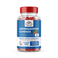 Gummies à l'Ashwagandha pour le soutien du sommeil et la réduction du stress avec L-Théanine, Maca, Vitamine D2 – Marque privée OEM