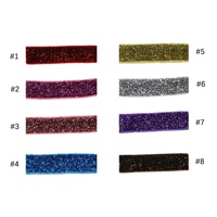 Bracelet en velours coloré en forme de cœur avec lettres anglaises perforées électro-plaquées double face, vente chaude transfrontalière pour femmes