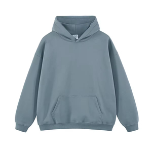 Sweat-shirts à capuche 100 % coton vierges, épais, avec impression en relief, pour hommes, vêtements de sport, survêtements, streetwear - Product Image 1