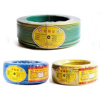Câbles électriques en cuivre toronné isolés en PVC 450/750V pour le câblage domestique