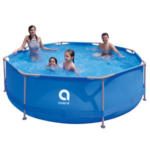 Vente en gros de <span class=keywords><strong>piscine</strong></span> extérieure à cadre rond 305*76cm <span class=keywords><strong>piscine</strong></span> <span class=keywords><strong>hors</strong></span> <span class=keywords><strong>sol</strong></span> bleue pour la famille cour été amusant - Product Image 1