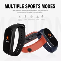 Dispositivos Inteligentes Resistentes al Agua IP67 con Pantalla TFT Cuadrada M4 UK8, Reloj Inteligente Android con Pantalla Táctil Completa Unisex