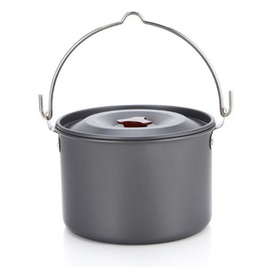 OC-001 Buitenkookgerei Hard geanodiseerde aluminiumlegering voor kamperen en picknicken, kookpot voor 4-6 personen, hangende pot - Product Image 1