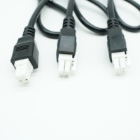 Câble d'alimentation sur mesure avec faisceau de câbles JST mâle 2 broches vers extrémité ouverte pour l'automobile et l'électronique DIY - Vente en gros
