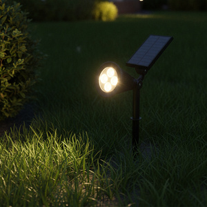 <span class=keywords><strong>Lampe</strong></span> <span class=keywords><strong>solaire</strong></span> de jardin RGB à quatre LED, lampadaire <span class=keywords><strong>solaire</strong></span> RGB pour pelouse, jardin, allée, OEM, ODM, marque privée, vente en gros - Product Image 2