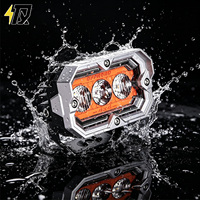 Nouveaux phares LED haute puissance étanches en aluminium pour moto tout-terrain, éclairage auxiliaire haute luminosité