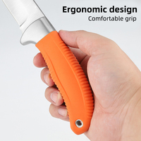 Ensemble de Couteaux Multifonctionnels de Chasse en Extérieur avec Boîte en PVC pour Camping et Traitement du Gibier