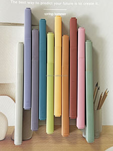 कारखाने प्रचार कस्टम 6 12 16 20 पीसी बाइबिल के लिए उच्च हल्के पेस्टल सौंदर्य उच्च हल्के पेन ढीली गैर-विषैले वर्ग मार्कर बाइबिल के लिए - Product Image 3