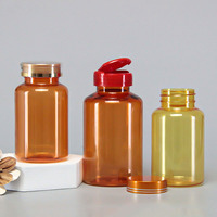 Bouteille de stockage de comprimés de vitamines en plastique personnalisable avec logo, 120 ml, 250 ml, 400 ml, pour l'emballage de médicaments