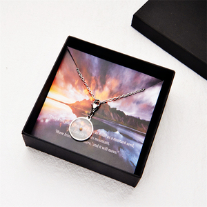 Set di Gioielli con Ciondolo Seme di Senape 'Faith', Bracciale e Collana in Acciaio Inossidabile per Uomo e Donna, Resistente all'Ossidazione - Product Image 3