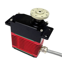 Servomoteur métallique sans balais DES-110 110 kg, couple élevé, puissance élevée, 12 V/24 V, étanche IP67, pour avion, robotique, automatisation CNC