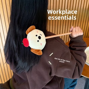 Martillo de masaje creativo y adorable para mascotas, martillo de golpeteo con cabeza en forma de manzana, martillo de peluche pequeño para masaje de meridianos en cuello, hombros, piernas y espalda. - Product Image 2