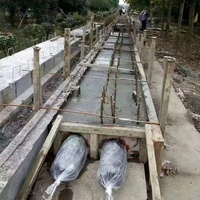 Pipeline réutilisable bloquant l'airbag en caoutchouc gonflable et bouchon de tuyau d'égout Ballon de ponceau pour bouchon de tuyau de construction de ponceau