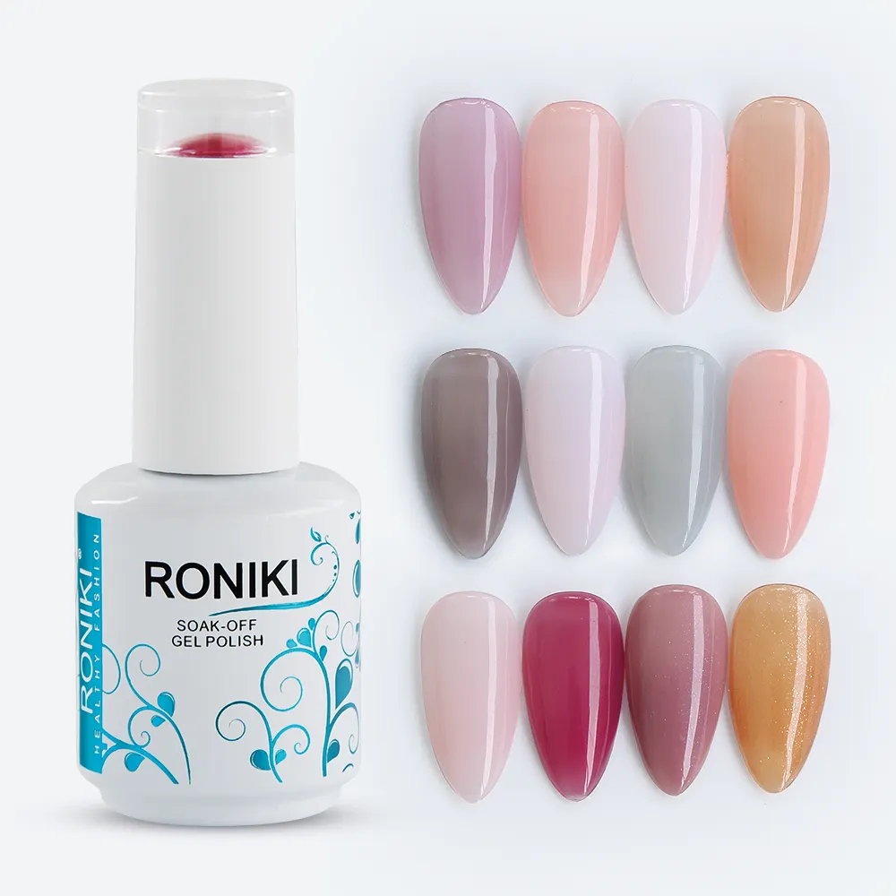 RONIKI Nail 308 colore a buon mercato all'ingrosso smalto per unghie Gel Uv Led smalto Gel