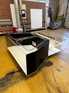 Tanque de peces de acrílico transparente Formas personalizadas/Tamaños PC irrompible Caja impermeable de plástico Embalaje al por mayor - Product Image 6