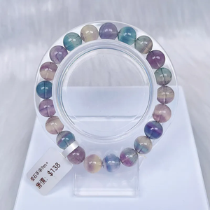 High Quality Natural Fluorite Beaded <b>Bracelet</b> With Healing Tumble Stone Fashion <b>Bracelets</b> <b>for</b> <b>Women</b> Men - Product Image 1