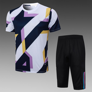 25/26 Penjualan Terlaris DITIAN FC1 Jersey Latihan Sepak Bola & Celana 3/4 Kantong Resleting 100% Poliester Cetak Digital Pria - Product Image 3