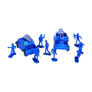 Ensemble de jeu de véhicules militaires pour enfants avec figurines de soldats pour des jeux de simulation de bataille - Product Image 1