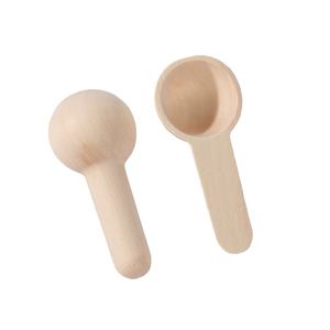 Großhandel Custom Branded 5g Messlöffel 500mg Messlöffel <span class=keywords><strong>Mini</strong></span> Eis Holz Teelöffel helle Farbe - Product Image 6