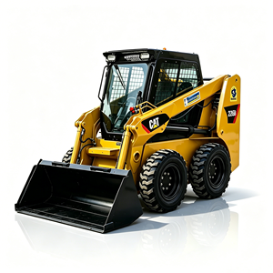 Cargadora de Ruedas Usada Caterpillar Cat 226B, Cargadora de Ruedas Original con Cucharón, Maquinaria de Construcción - Product Image 1