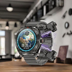 นาฬิกาอัจฉริยะ T95 Android Health Monitoring 2-in-1 พร้อมหูฟัง TWS ในตัว กันน้ำ IP67 หน้าจอ 1.52 นิ้ว ตัวเรือนโลหะผสม สายซิลิโคนเจล - Product Image 4