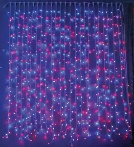 220V - 240V Holiday Party Decor 2 mt 3mt 5mt Long Rubber Waterproof Lighting LED Curtain