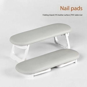 Professional Solid Portable Folding PU Sponge Support <b>Desk</b> Mat Hand Manicure Rest Arm Stand Pillow Cushion Holder Nail Polish - Product Image 2