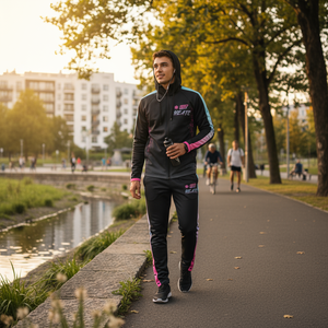 ชุดทีม OME ระดับมืออาชีพ แบบมีฮู้ด น้ำหนักเบา ดีไซน์ 2-in-1 ชุดกีฬา บาสเก็ตบอล ฟุตบอล วอลเลย์บอล แบดมินตัน - Product Image 6