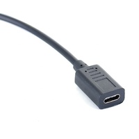 Câble adaptateur convertisseur USB 3.1 Type C femelle vers Micro USB à angle droit de 90 degrés