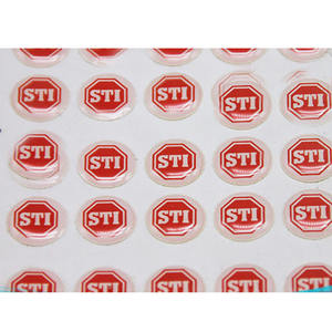 Accepter une commande personnalisée Design professionnel Autocollant époxy souple adhésif durable non jaune de haute qualité Promotion - Product Image 5