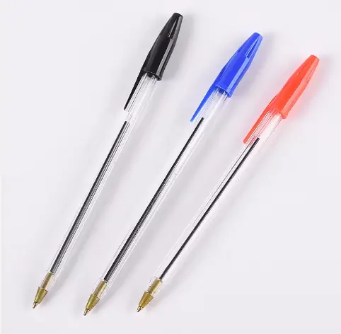 Penna a sfera in plastica penna a sfera per ufficio scuola forniture di cancelleria a buon mercato penna a sfera di buona qualità