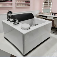 Bassin de pédicure professionnel en acrylique Yicheng pour salon, cuve de pédicure profonde avec massage pour spa des pieds et salon de manucure
