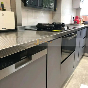 แผ่นสแตนเลสสำหรับตกแต่งผนังม่านก่อสร้าง J331สีขาว - Product Image 6