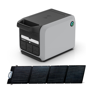 Kit solaire portable pliable OMMO OM-PV200Z haute efficacité 200W tout noir avec panneaux ETFE laminés, 23,4% d'efficacité pour l'alimentation extérieure - Product Image 4