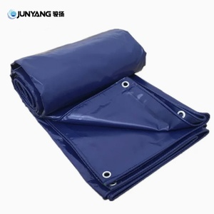 Factory Best Custom Size <b>PVC</b> Coated Tarpaulins 20ft & 40ft Open <b>Top</b> Containers Cover Parts for Sale - Product Image 4