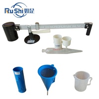 Aparato de Cono de Flujo para Viscosidad de Lodo, Kit de Prueba de Lodos, Viscosímetro de Embudo Marsh