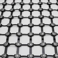 Écran LED flexible en maille transparente IP67 pour extérieur, grille transparente, P50 P83 P100 P125 pour façade multimédia et publicité en ascenseur