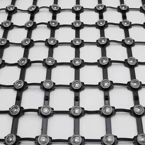 Écran LED flexible en maille transparente IP67 pour extérieur, grille transparente, P50 P83 P100 <span class=keywords><strong>P125</strong></span> pour façade multimédia et publicité en ascenseur - Product Image 4