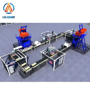 Full Automatic Engineering Stone Square Artificial Stone Making Cutting Production Line