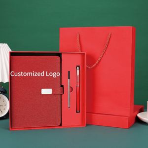 Artículos de Regalo Promocionales de Lujo al por Mayor, Cuaderno A5 de Cuero, Diario Personalizado para Negocios y Oficina, Set de Regalo Corporativo - Product Image 1