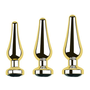 Dongkai giocattolo sessuale per adulti in metallo enorme spina anale xxl 2024 nuovo in acciaio indossabile gioiello anale Plug per uomini donne masturbazione S/M/L Set - Product Image 1