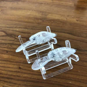 Marée clair blanc manivelle appât TD-6034 ABS <span class=keywords><strong>dur</strong></span> appât blanc manivelle 37 mm petit Wobbler manivelle naufrage <span class=keywords><strong>leurre</strong></span> de pêche - Product Image 4