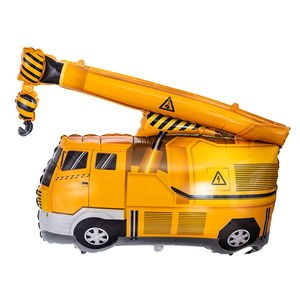 Bande dessinée Construction voiture Grab Digger chariot élévateur voiture feuille ballon <span class=keywords><strong>tracteur</strong></span> enfants garçons cadeaux anniversaire bébé douche fête décorations - Product Image 5
